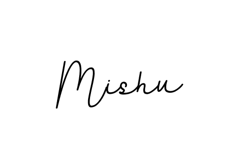 Use a signature maker to create a handwritten signature online. With this signature software, you can design (BallpointsItalic-DORy9) your own signature for name Mishu. Mishu signature style 11 images and pictures png