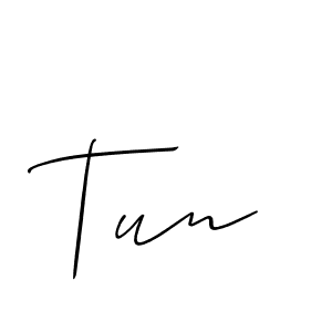 Also You can easily find your signature by using the search form. We will create Tun name handwritten signature images for you free of cost using Allison_Script sign style. Tun signature style 2 images and pictures png