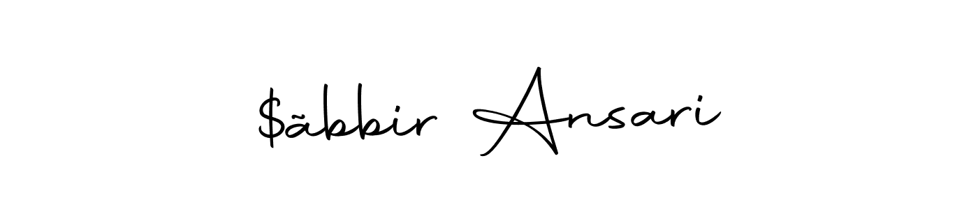 You should practise on your own different ways (Autography-DOLnW) to write your name ($ãbbir Ansari) in signature. don't let someone else do it for you. $ãbbir Ansari signature style 10 images and pictures png