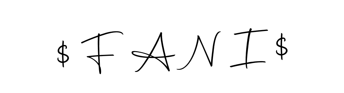 Also we have $ F A N I $ name is the best signature style. Create professional handwritten signature collection using Autography-DOLnW autograph style. $ F A N I $ signature style 10 images and pictures png