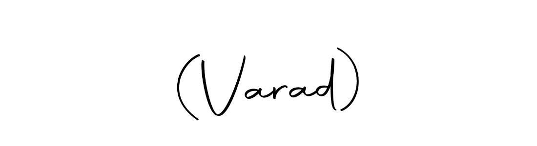 Design your own signature with our free online signature maker. With this signature software, you can create a handwritten (Autography-DOLnW) signature for name (  Varad  ). (  Varad  ) signature style 10 images and pictures png