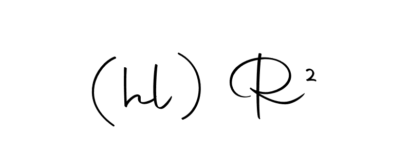 Make a beautiful signature design for name (hl) R². With this signature (Autography-DOLnW) style, you can create a handwritten signature for free. (hl) R² signature style 10 images and pictures png