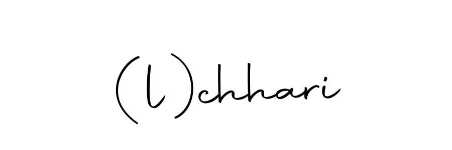 Create a beautiful signature design for name (l)chhari. With this signature (Autography-DOLnW) fonts, you can make a handwritten signature for free. (l)chhari signature style 10 images and pictures png