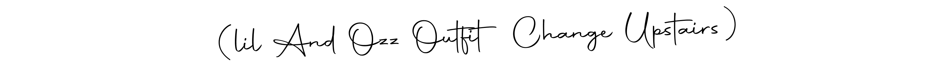 Also we have (lil And Ozz Outfit Change Upstairs) name is the best signature style. Create professional handwritten signature collection using Autography-DOLnW autograph style. (lil And Ozz Outfit Change Upstairs) signature style 10 images and pictures png