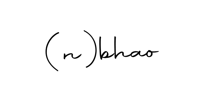 if you are searching for the best signature style for your name (n)bhao. so please give up your signature search. here we have designed multiple signature styles  using Autography-DOLnW. (n)bhao signature style 10 images and pictures png