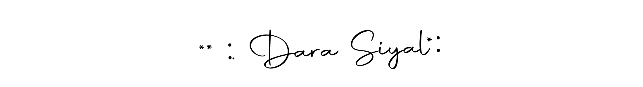 Use a signature maker to create a handwritten signature online. With this signature software, you can design (Autography-DOLnW) your own signature for name ** :  . Dara Siyal  *:. ** :  . Dara Siyal  *: signature style 10 images and pictures png