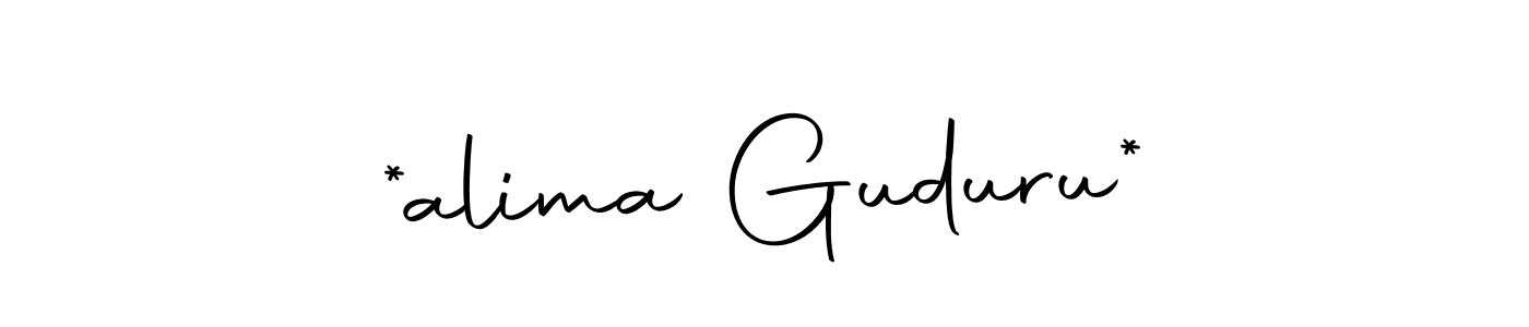 Make a short *alima Guduru* signature style. Manage your documents anywhere anytime using Autography-DOLnW. Create and add eSignatures, submit forms, share and send files easily. *alima Guduru* signature style 10 images and pictures png