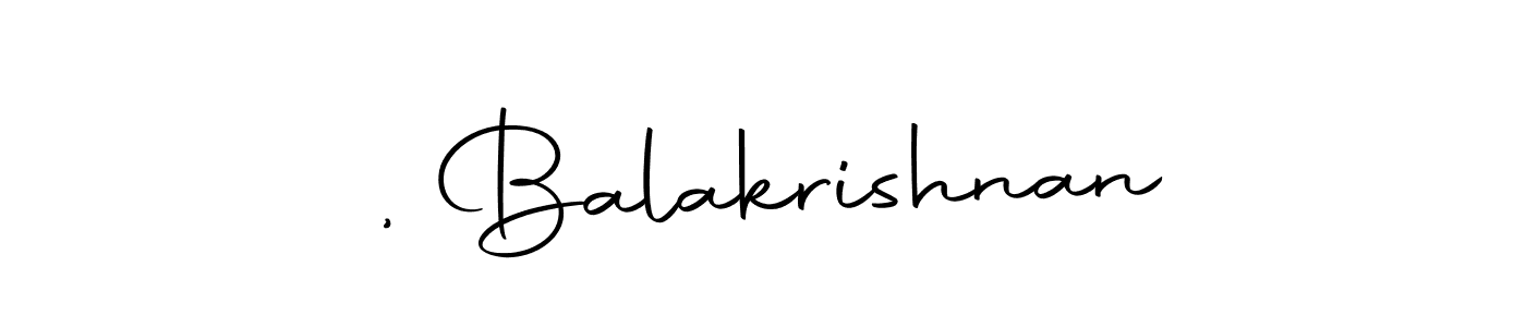 Create a beautiful signature design for name , Balakrishnan. With this signature (Autography-DOLnW) fonts, you can make a handwritten signature for free. , Balakrishnan signature style 10 images and pictures png