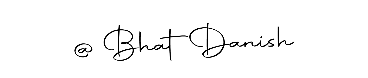 Create a beautiful signature design for name @ Bhat  Danish. With this signature (Autography-DOLnW) fonts, you can make a handwritten signature for free. @ Bhat  Danish signature style 10 images and pictures png