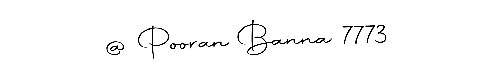 Once you've used our free online signature maker to create your best signature Autography-DOLnW style, it's time to enjoy all of the benefits that @ Pooran Banna 7773 name signing documents. @ Pooran Banna 7773 signature style 10 images and pictures png