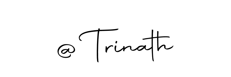 Here are the top 10 professional signature styles for the name @ Trinath. These are the best autograph styles you can use for your name. @ Trinath signature style 10 images and pictures png