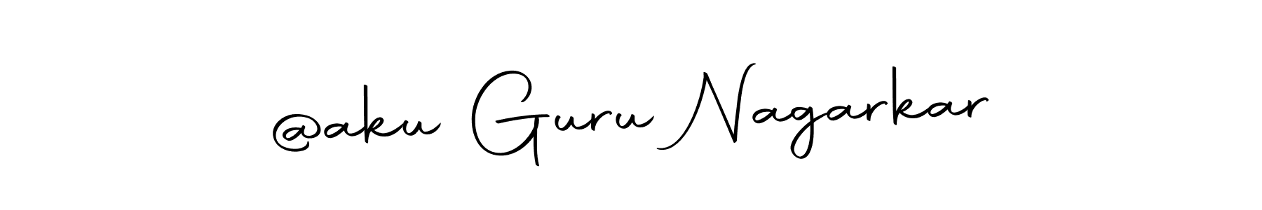 This is the best signature style for the @aku Guru Nagarkar name. Also you like these signature font (Autography-DOLnW). Mix name signature. @aku Guru Nagarkar signature style 10 images and pictures png