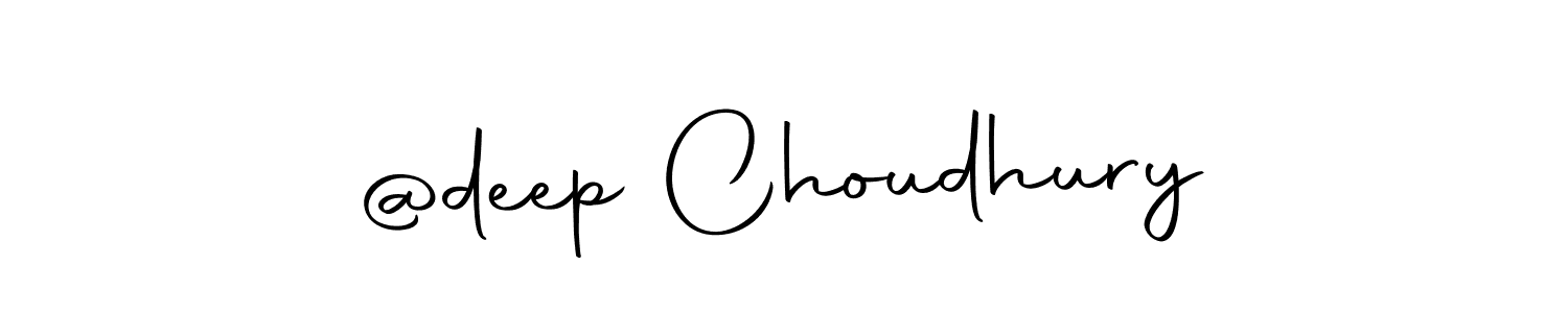 How to make @deep Choudhury signature? Autography-DOLnW is a professional autograph style. Create handwritten signature for @deep Choudhury name. @deep Choudhury signature style 10 images and pictures png