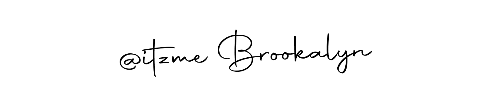 How to make @itzme Brookalyn signature? Autography-DOLnW is a professional autograph style. Create handwritten signature for @itzme Brookalyn name. @itzme Brookalyn signature style 10 images and pictures png