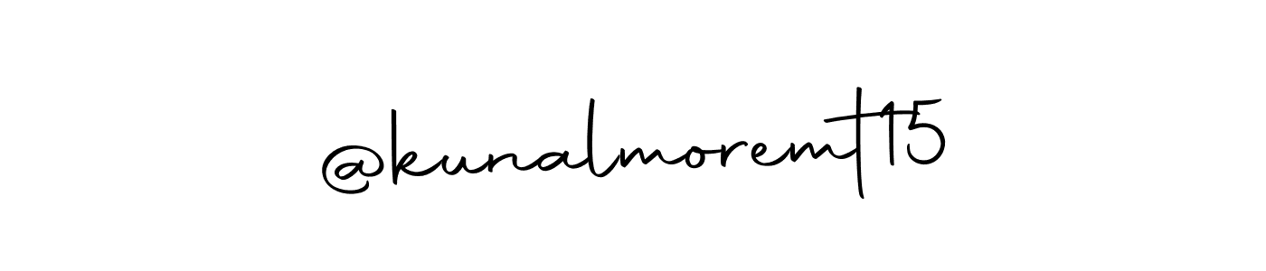 Create a beautiful signature design for name @kunalmoremt15. With this signature (Autography-DOLnW) fonts, you can make a handwritten signature for free. @kunalmoremt15 signature style 10 images and pictures png