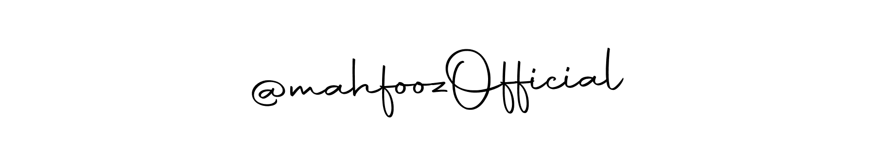 How to make @mahfooz  Official signature? Autography-DOLnW is a professional autograph style. Create handwritten signature for @mahfooz  Official name. @mahfooz  Official signature style 10 images and pictures png