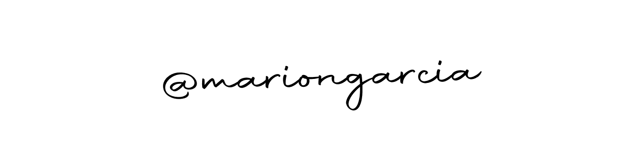 Use a signature maker to create a handwritten signature online. With this signature software, you can design (Autography-DOLnW) your own signature for name @mariongarcia. @mariongarcia signature style 10 images and pictures png