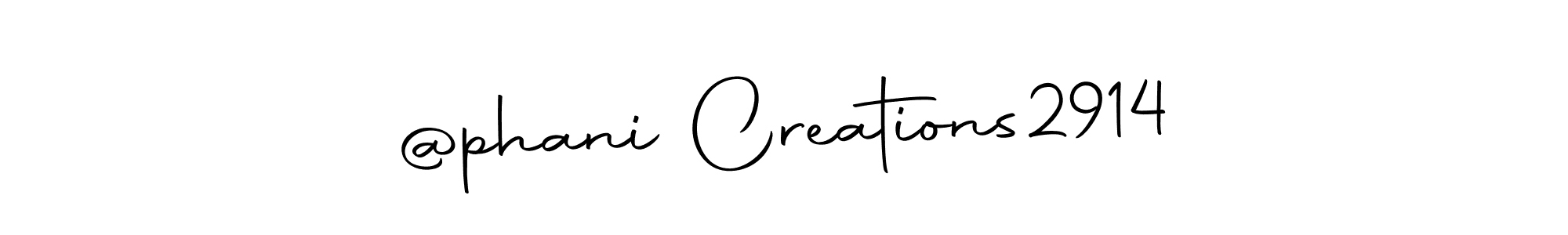 Also You can easily find your signature by using the search form. We will create @phani Creations2914 name handwritten signature images for you free of cost using Autography-DOLnW sign style. @phani Creations2914 signature style 10 images and pictures png