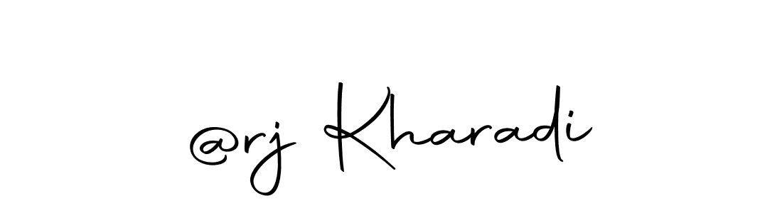 Similarly Autography-DOLnW is the best handwritten signature design. Signature creator online .You can use it as an online autograph creator for name @rj Kharadi. @rj Kharadi signature style 10 images and pictures png