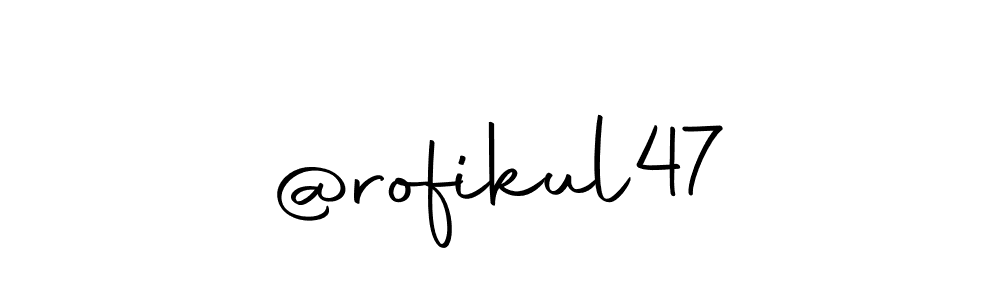 Make a beautiful signature design for name @rofikul47. With this signature (Autography-DOLnW) style, you can create a handwritten signature for free. @rofikul47 signature style 10 images and pictures png