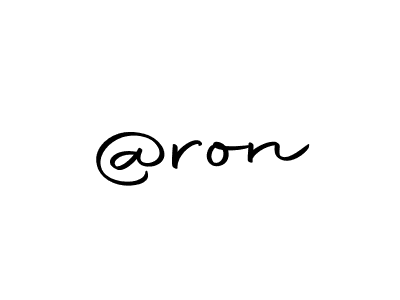 Make a beautiful signature design for name @ron. With this signature (Autography-DOLnW) style, you can create a handwritten signature for free. @ron signature style 10 images and pictures png