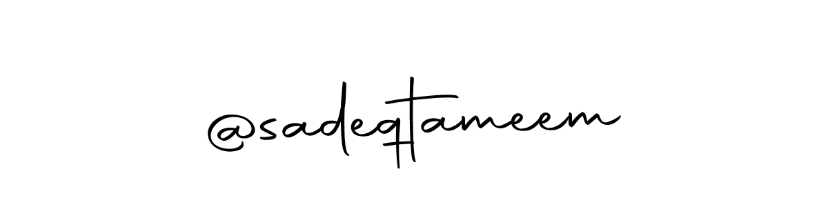 How to make @sadeqtameem name signature. Use Autography-DOLnW style for creating short signs online. This is the latest handwritten sign. @sadeqtameem signature style 10 images and pictures png