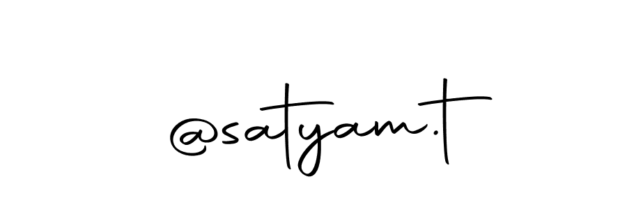Create a beautiful signature design for name @satyam.t. With this signature (Autography-DOLnW) fonts, you can make a handwritten signature for free. @satyam.t signature style 10 images and pictures png
