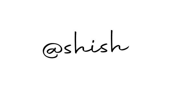 How to make @shish signature? Autography-DOLnW is a professional autograph style. Create handwritten signature for @shish name. @shish signature style 10 images and pictures png