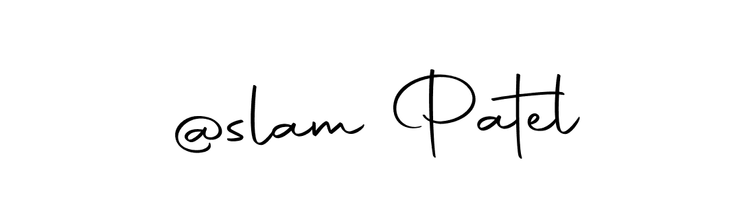 Similarly Autography-DOLnW is the best handwritten signature design. Signature creator online .You can use it as an online autograph creator for name @slam Patel. @slam Patel signature style 10 images and pictures png