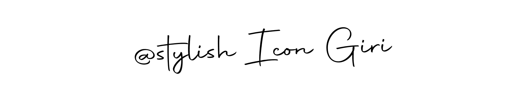 Make a beautiful signature design for name @stylish Icon Giri. With this signature (Autography-DOLnW) style, you can create a handwritten signature for free. @stylish Icon Giri signature style 10 images and pictures png