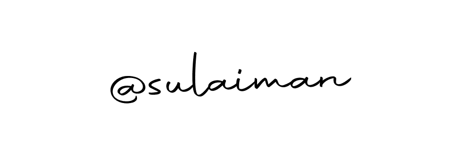 The best way (Autography-DOLnW) to make a short signature is to pick only two or three words in your name. The name @sulaiman include a total of six letters. For converting this name. @sulaiman signature style 10 images and pictures png