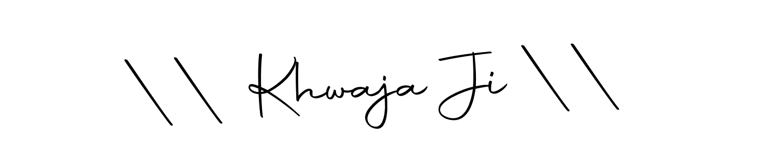 Also we have || Khwaja Ji || name is the best signature style. Create professional handwritten signature collection using Autography-DOLnW autograph style. || Khwaja Ji || signature style 10 images and pictures png