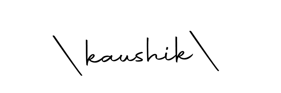 You can use this online signature creator to create a handwritten signature for the name |kaushik|. This is the best online autograph maker. |kaushik| signature style 10 images and pictures png