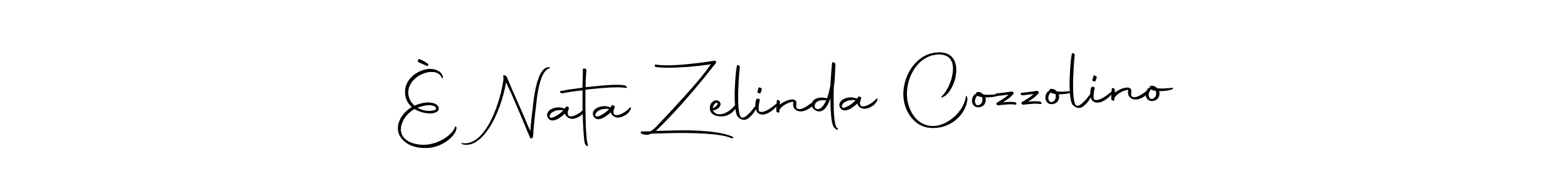 Make a short È Nata Zelinda Cozzolino signature style. Manage your documents anywhere anytime using Autography-DOLnW. Create and add eSignatures, submit forms, share and send files easily. È Nata Zelinda Cozzolino signature style 10 images and pictures png