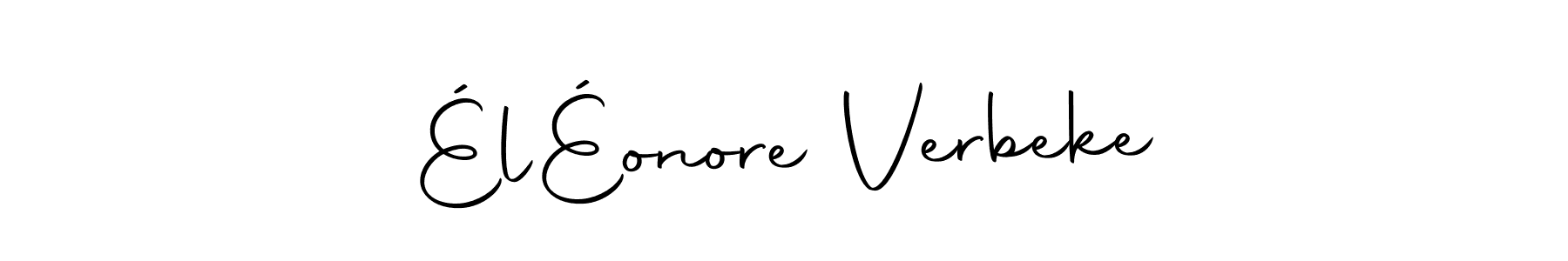 Create a beautiful signature design for name ÉlÉonore Verbeke. With this signature (Autography-DOLnW) fonts, you can make a handwritten signature for free. ÉlÉonore Verbeke signature style 10 images and pictures png