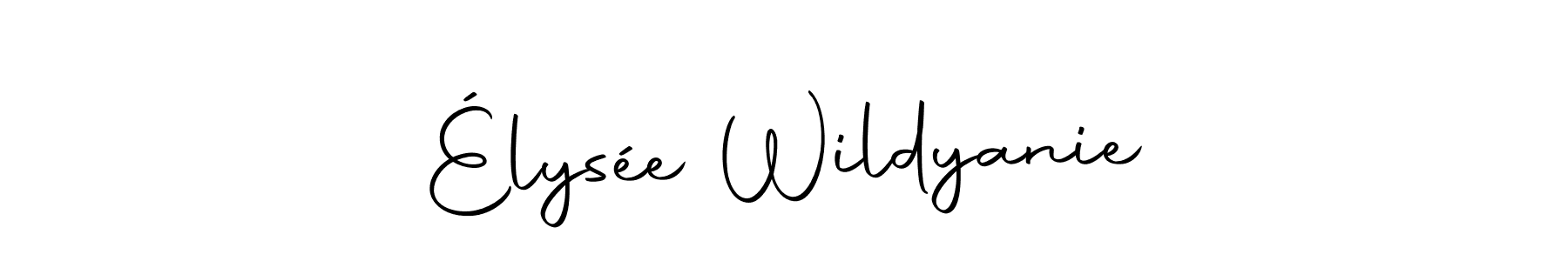 How to make Élysée Wildyanie signature? Autography-DOLnW is a professional autograph style. Create handwritten signature for Élysée Wildyanie name. Élysée Wildyanie signature style 10 images and pictures png