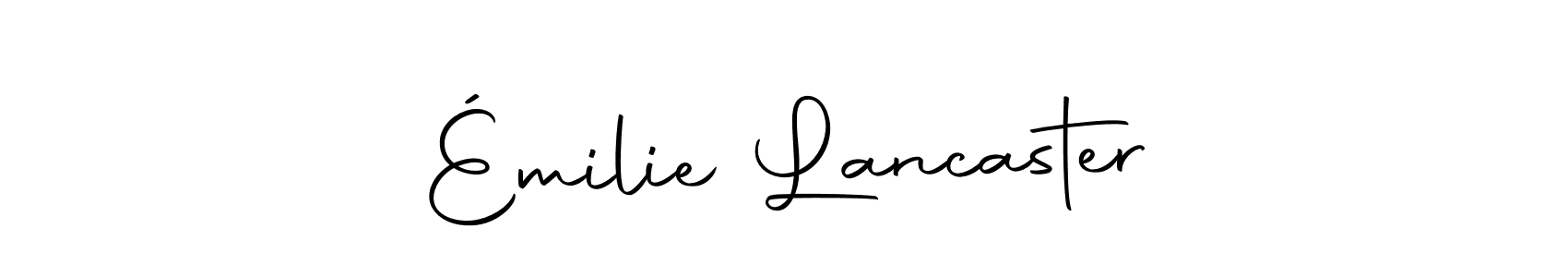 This is the best signature style for the Émilie Lancaster name. Also you like these signature font (Autography-DOLnW). Mix name signature. Émilie Lancaster signature style 10 images and pictures png