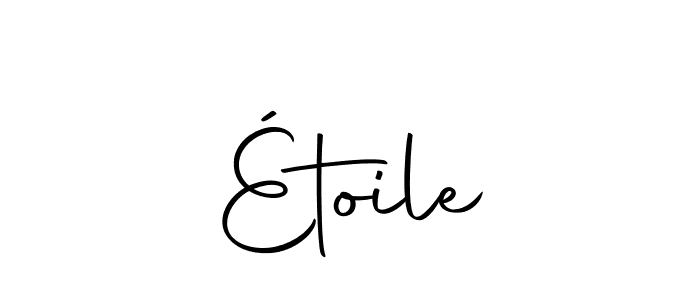 if you are searching for the best signature style for your name Étoile. so please give up your signature search. here we have designed multiple signature styles  using Autography-DOLnW. Étoile signature style 10 images and pictures png