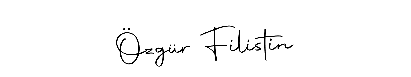 Create a beautiful signature design for name Özgür Filistin. With this signature (Autography-DOLnW) fonts, you can make a handwritten signature for free. Özgür Filistin signature style 10 images and pictures png