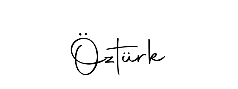 Make a beautiful signature design for name Öztürk. With this signature (Autography-DOLnW) style, you can create a handwritten signature for free. Öztürk signature style 10 images and pictures png