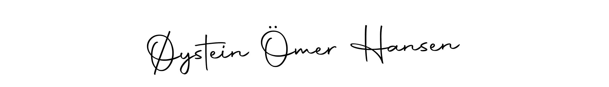 Create a beautiful signature design for name Øystein Ömer Hansen. With this signature (Autography-DOLnW) fonts, you can make a handwritten signature for free. Øystein Ömer Hansen signature style 10 images and pictures png
