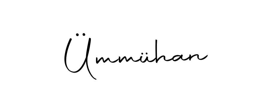 Make a beautiful signature design for name Ümmühan. With this signature (Autography-DOLnW) style, you can create a handwritten signature for free. Ümmühan signature style 10 images and pictures png