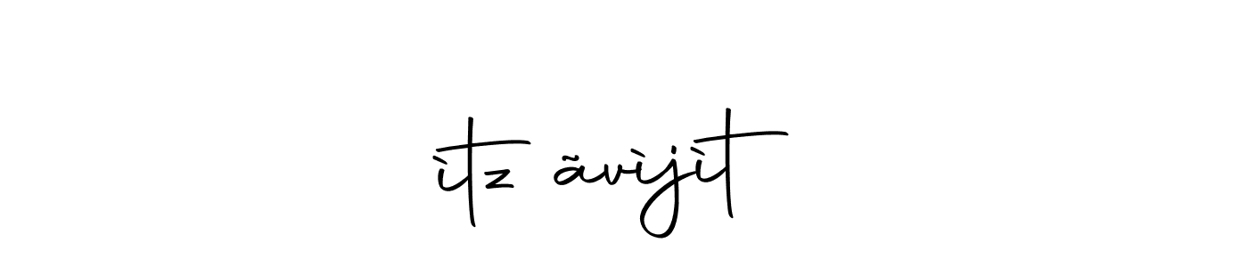 The best way (Autography-DOLnW) to make a short signature is to pick only two or three words in your name. The name ìtz ãvìjìt include a total of six letters. For converting this name. ìtz ãvìjìt signature style 10 images and pictures png