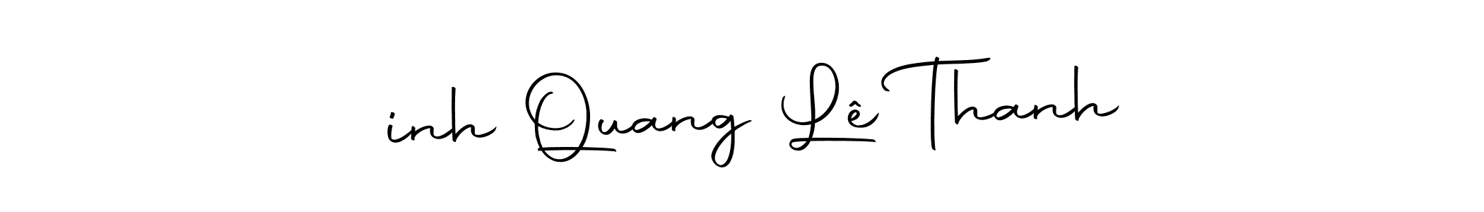 Design your own signature with our free online signature maker. With this signature software, you can create a handwritten (Autography-DOLnW) signature for name Đinh Quang Lê Thanh. Đinh Quang Lê Thanh signature style 10 images and pictures png