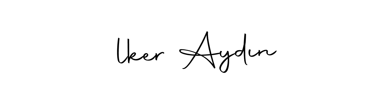 You should practise on your own different ways (Autography-DOLnW) to write your name (İlker Aydın) in signature. don't let someone else do it for you. İlker Aydın signature style 10 images and pictures png
