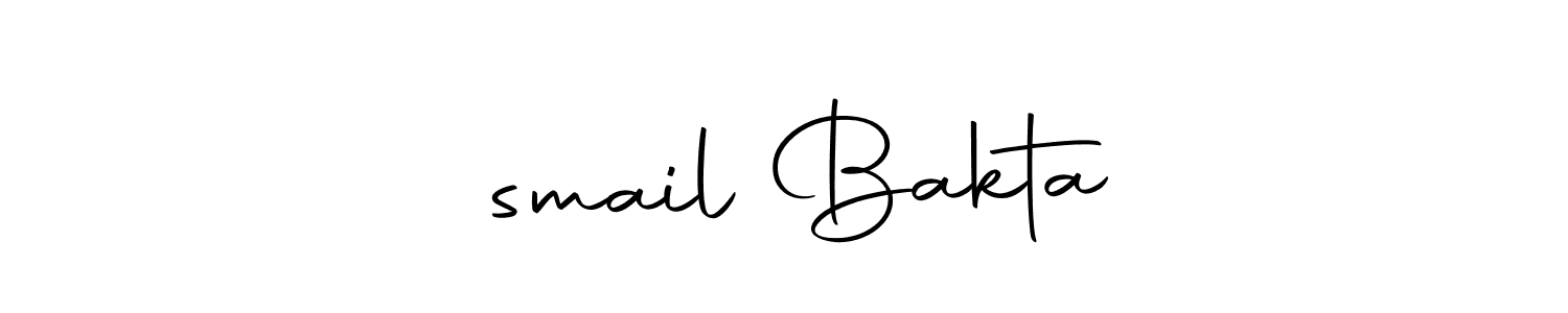 The best way (Autography-DOLnW) to make a short signature is to pick only two or three words in your name. The name İsmail Baktaş include a total of six letters. For converting this name. İsmail Baktaş signature style 10 images and pictures png