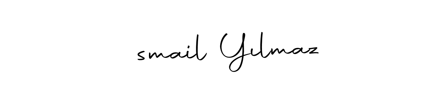 This is the best signature style for the İsmail Yılmaz name. Also you like these signature font (Autography-DOLnW). Mix name signature. İsmail Yılmaz signature style 10 images and pictures png