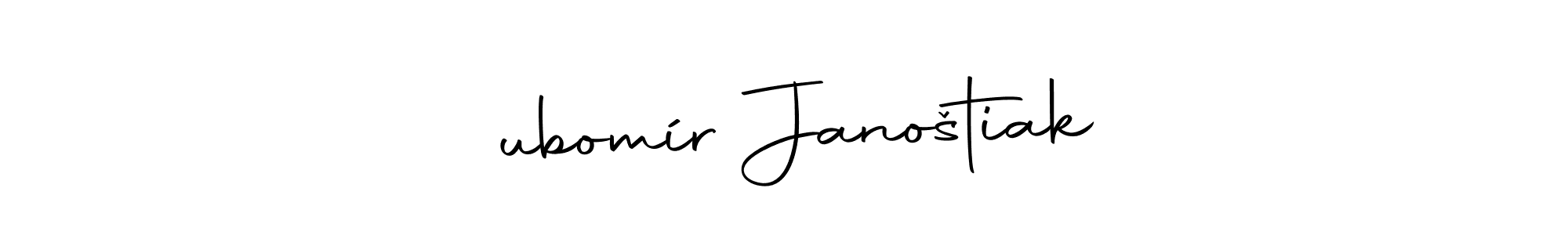 Make a beautiful signature design for name Ľubomír Janoštiak. Use this online signature maker to create a handwritten signature for free. Ľubomír Janoštiak signature style 10 images and pictures png