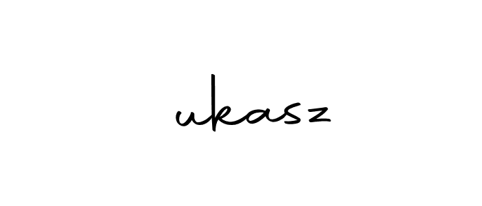 Use a signature maker to create a handwritten signature online. With this signature software, you can design (Autography-DOLnW) your own signature for name Łukasz. Łukasz signature style 10 images and pictures png