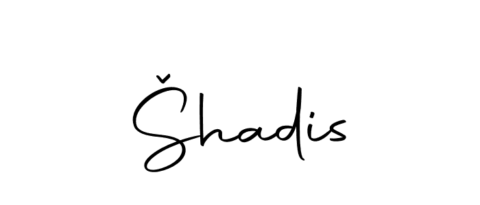 Make a beautiful signature design for name Šhadis. Use this online signature maker to create a handwritten signature for free. Šhadis signature style 10 images and pictures png